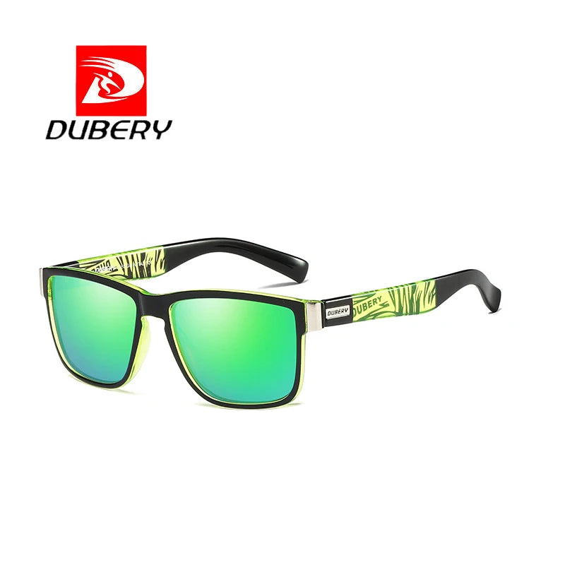 DUBERY Brand D518 Classic Sports Polarized Sun Glasses Men Women Wholesale Custom logo Square Lens SunGlasses