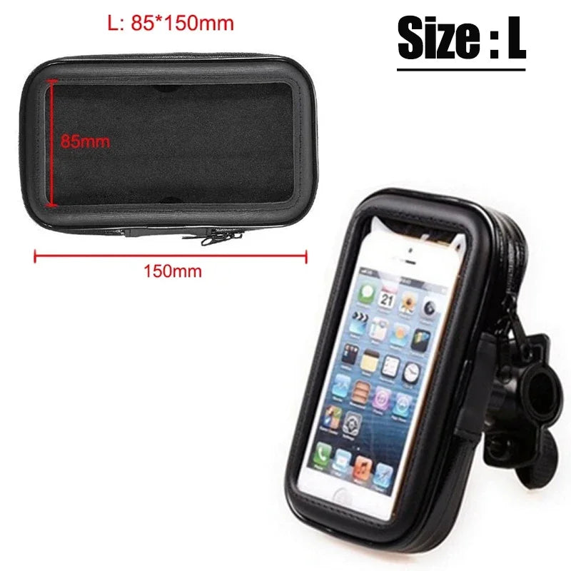 Bike Frame Bag Waterproof Bike Phone Holder Cycling Pouch with Rain Cover Bike Accessories for Phones Under 7" for iPhone 17 16