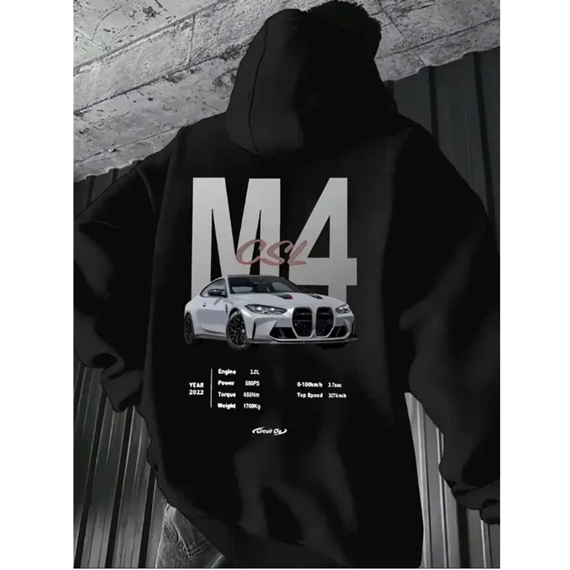 Fashion Men Women Unisex F40 Car Hoodies 2025 Autumn Winter Casual Sweatshirts JDM Streetwear Hoody Tops men clothing