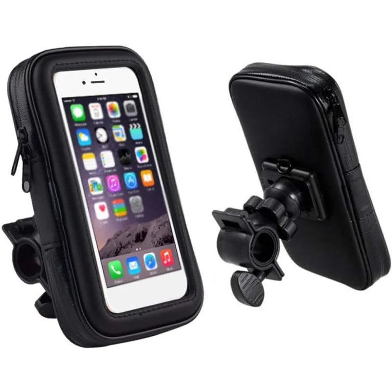 Bike Frame Bag Waterproof Bike Phone Holder Cycling Pouch with Rain Cover Bike Accessories for Phones Under 7" for iPhone 17 16
